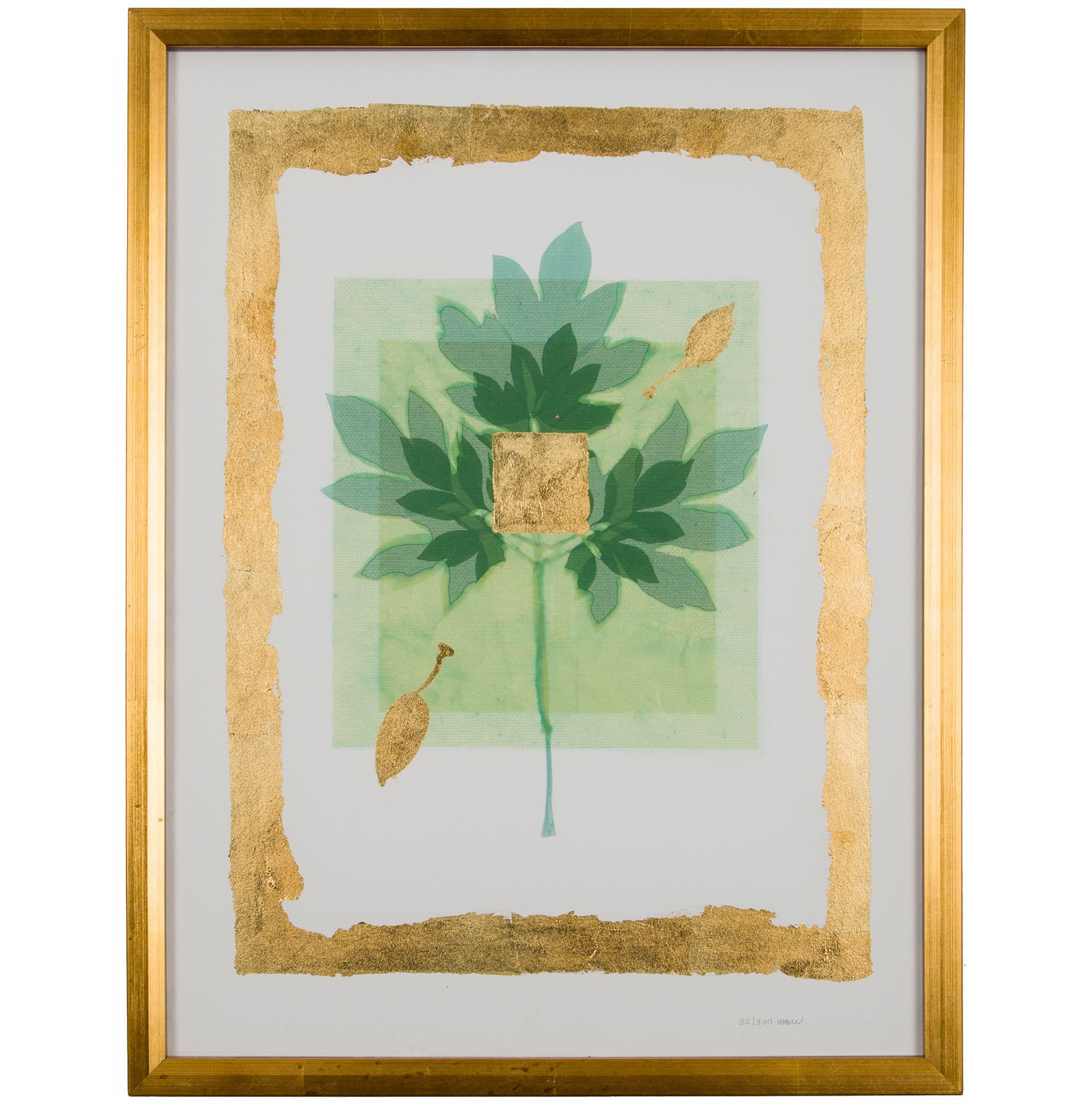 Mary Boone Wellington Untitled (Gold Leaf Series)