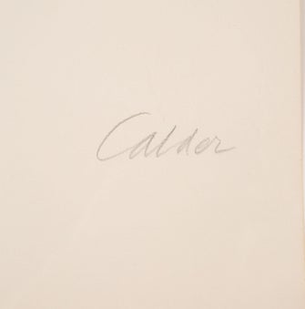 Alexander Calder Polypode Rouge