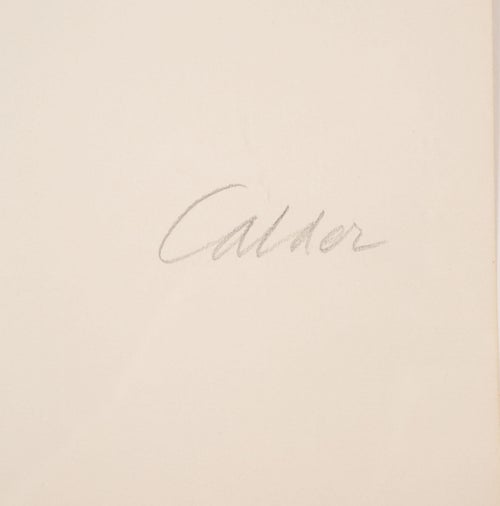 Alexander Calder Polypode Rouge