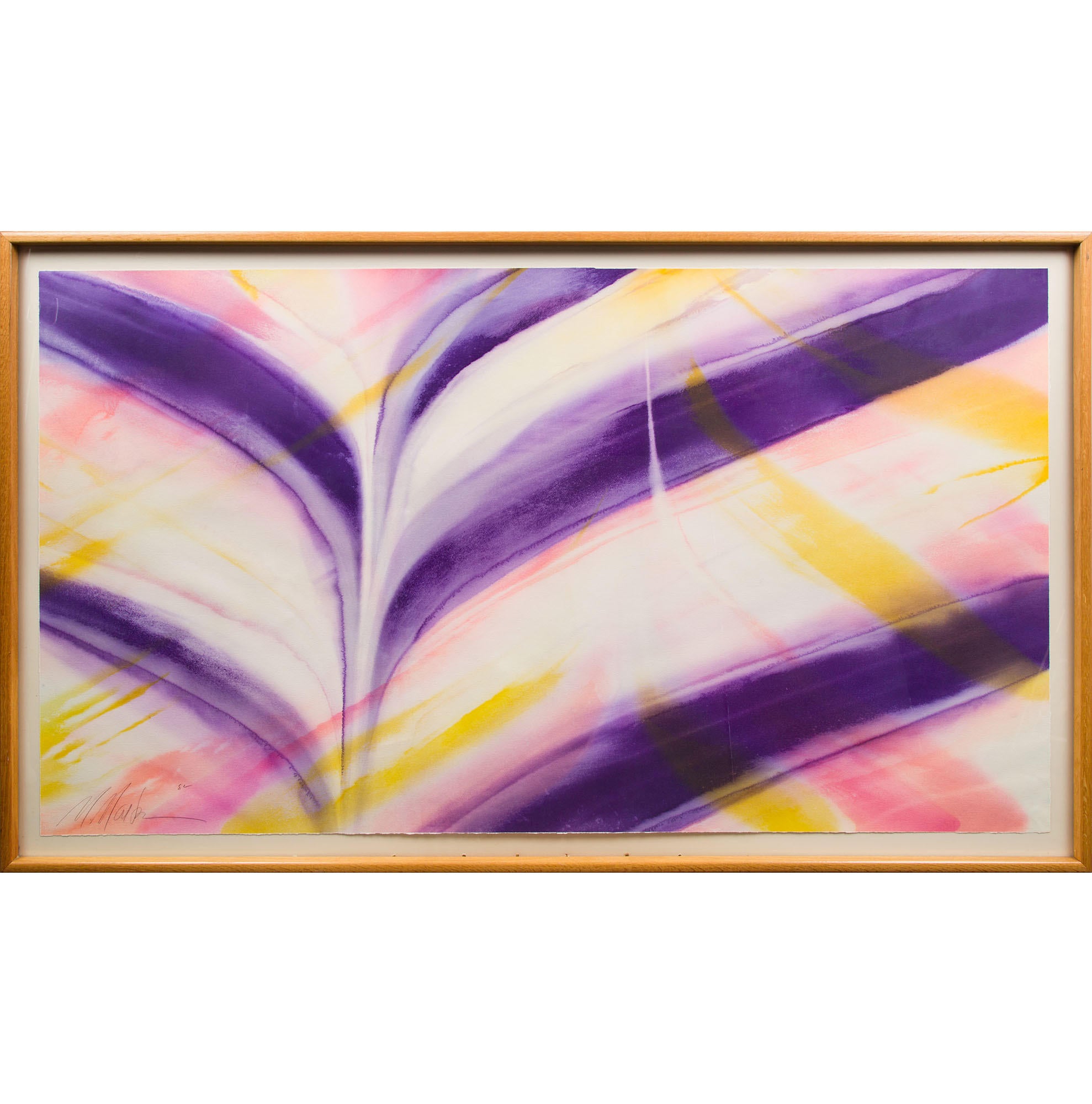 Marvin Markman Purple Abstract