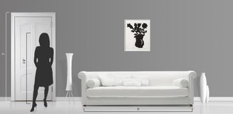 Donald Baechler Untitled (Linen Flower #3)