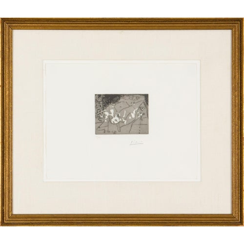 Pablo Picasso Jeune Femme et 'Mousquetaire' from Series 347