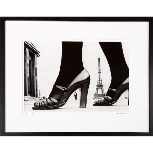 Frank Horvat Shoe and Eiffel Tower A