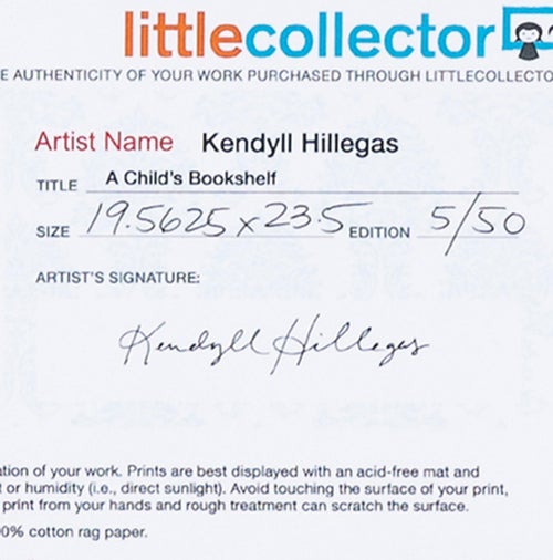 Kendyll Hillegas A Child's Bookshelf