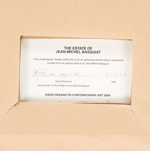 Jean-Michel Basquiat Untitled (Cabeza)