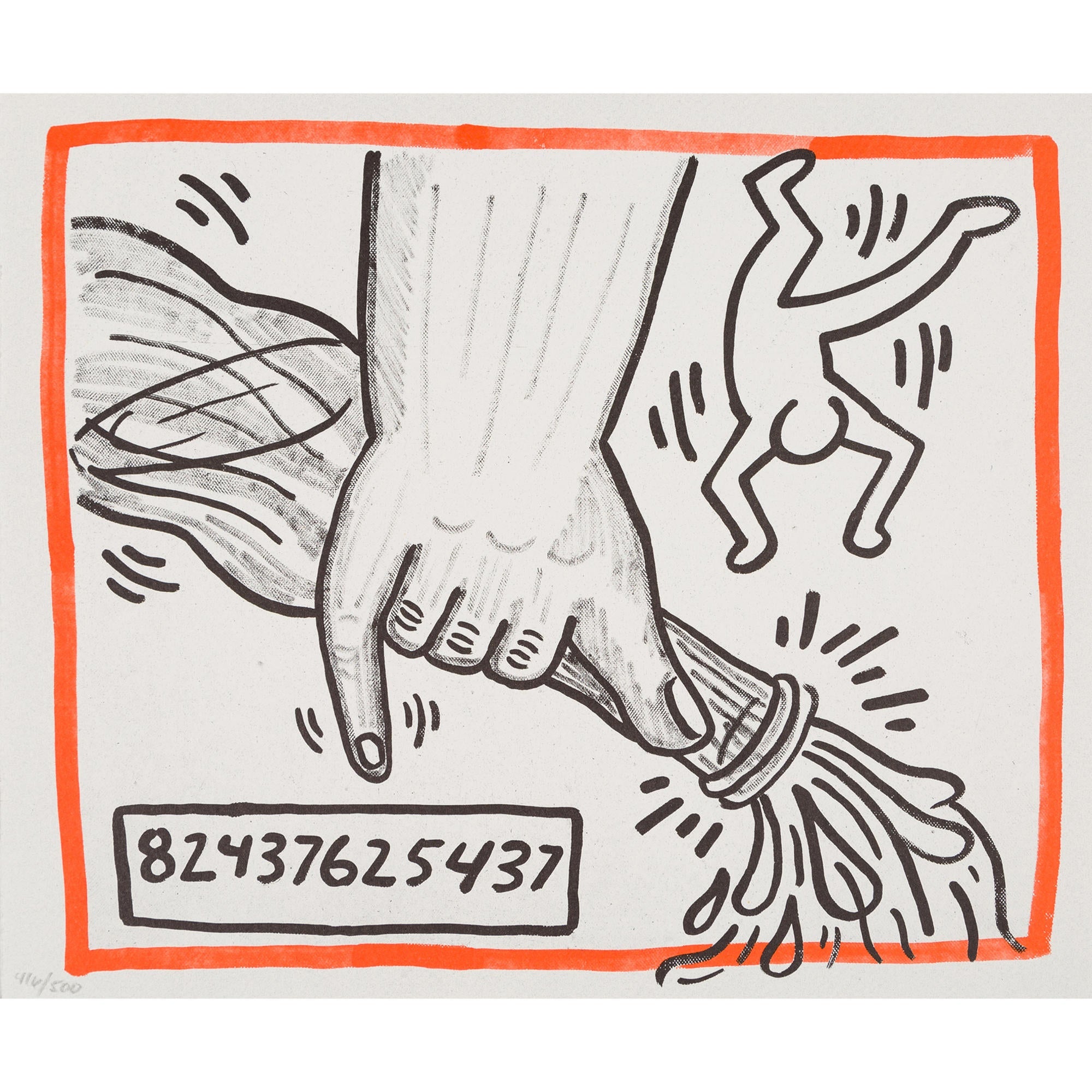 Keith Haring <<<TRR ASSET - NOT FOR SALE >>> Against All Odds