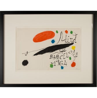 Joan Miró Barcelona- Book Cover for Obra Inedita Recent