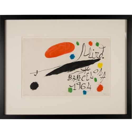 Joan Miró Barcelona- Book Cover for Obra Inedita Recent