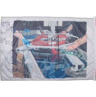 Wade Guyton Prints Untitled (Flag)