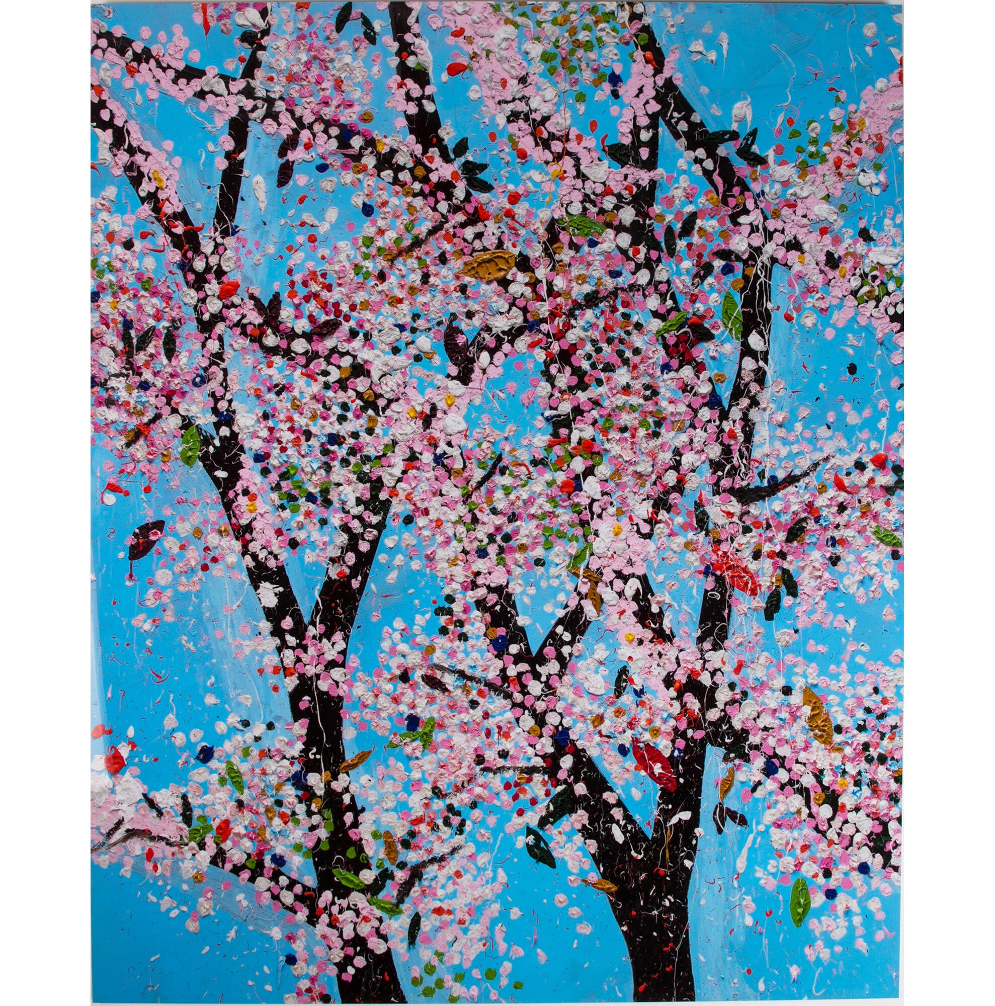 Romero Britto Bowl of Fruit - Blue - PTS21598 | The RealReal