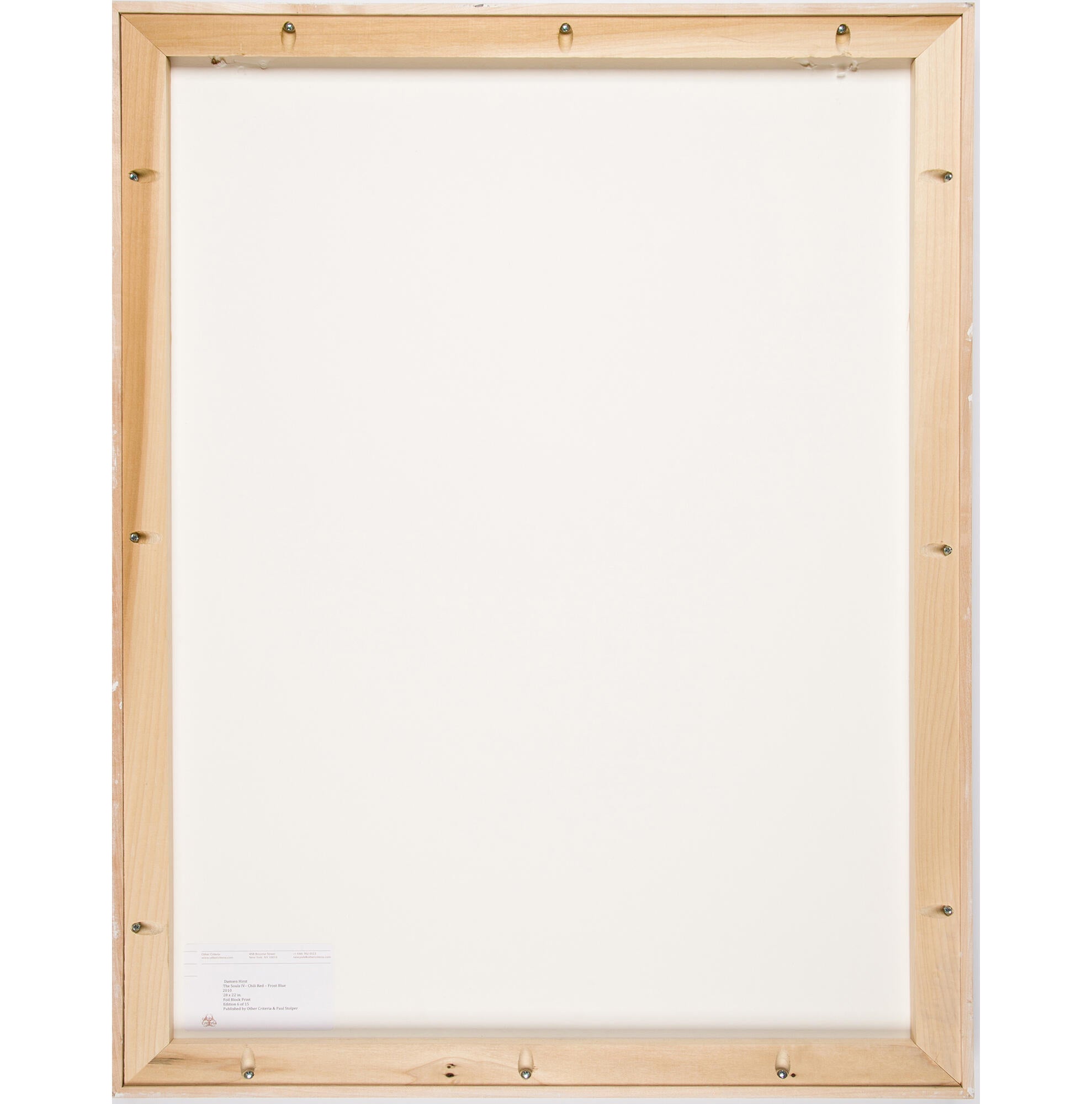 Damien Hirst The Souls IV Chili Red Frost Blue