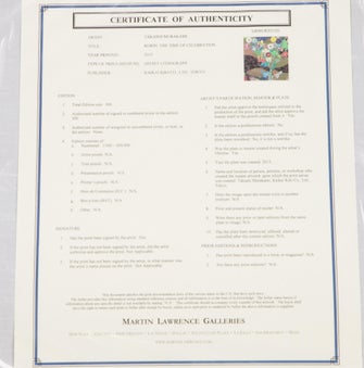 Takashi Murakami Korin: Dark Matter Lithograph